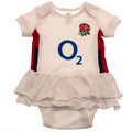 Front - England RFU Baby Crest Tutu Skirt Bodysuit
