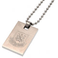 Front - West Ham United FC Crest Dog Tag And Chain