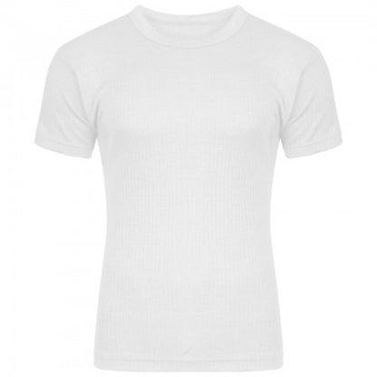 Front - FLOSO Mens Thermal Underwear Short Sleeve T-Shirt Vest Top (Standard Range)