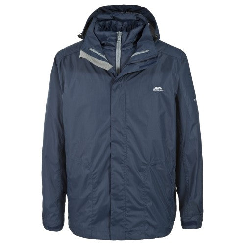 Front - Trespass Mens Pembroke 3 In 1 Waterproof Jacket