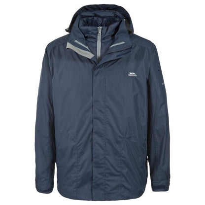Front - Trespass Mens Pembroke 3 In 1 Waterproof Jacket