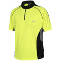 Front - Trespass Mens Grenada Short Sleeve Zip Neck Athletic T-Shirt