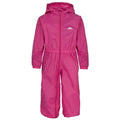 Front - Trespass Childrens/Kids Button Waterproof Rain Suit