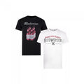 Front - Budweiser Mens Six Pack T-Shirt (Pack of 2)