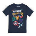Front - Marvel Avengers Boys Trio Superhero T-Shirt