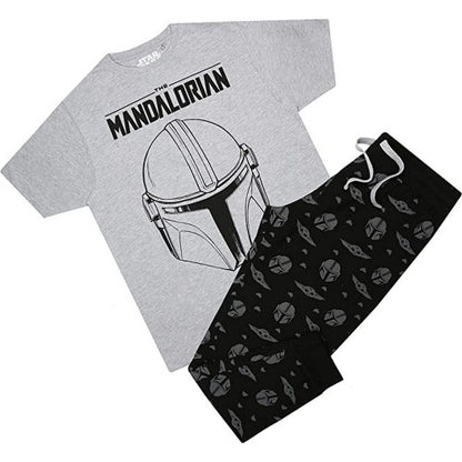 Front - Star Wars: The Mandalorian Mens Armour Pyjama Set