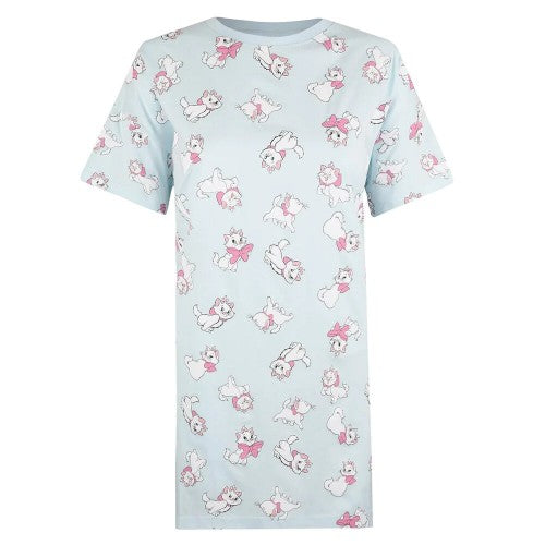 Front - The Aristocats Womens/Ladies Marie All-Over Print Pyjama Top