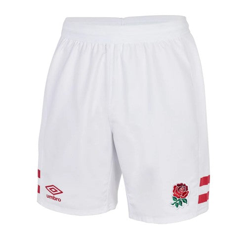 Front - England Rugby Womens/Ladies 22/23 World Cup Pro Umbro Home Shorts