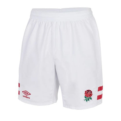 Front - England Rugby Womens/Ladies 22/23 World Cup Pro Umbro Home Shorts