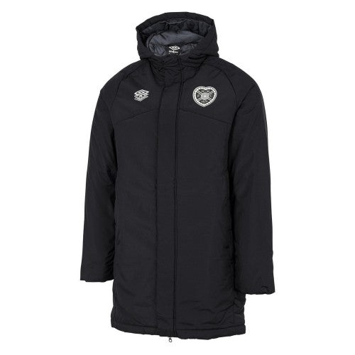 Front - Heart Of Midlothian FC Mens 22/23 Umbro Padded Jacket