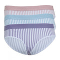 Front - Brave Soul Womens/Ladies Stripe Print Hipster Briefs (Pack Of 3)