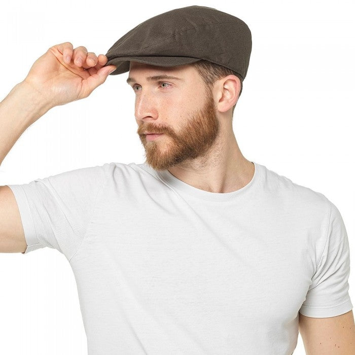 Front - Tom Franks Mens Linen Cap