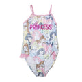 Front - Disney Princess Girls Swimsuit