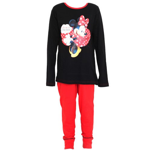 Front - Disney Girls Minnie Mouse Pyjamas