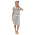 Front - Foxbury Ladies/Womens Maternity Baby On Board Nightie