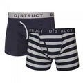 Front - Dstruct Mens Boxer Set (Pack Of 2)