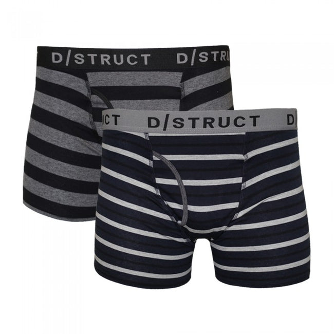Front - Dstruct Mens Boxers (Pack Of 2)