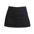 Black - Front - Absolute Apparel Adults Workwear Waist Apron With Zip Pocket