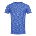 King Blue Melange - Front - Stedman Mens Active Seamless Raglan Tee