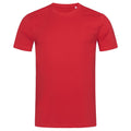 Pepper Red - Front - Stedman Mens James Organic Tee