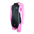PINK - Back - Aqua Sphere Childrens Boys-Girls Stingray Shorty Long Sleeve Wetsuit