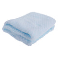 Sky Blue - Front - Baby Boys-Girls Supersoft Waffle Textured Blanket