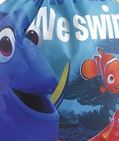 Blue - Back - Disney Pixar Childrens-Kids Finding Dory Drawstring Bag