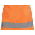 Hi Vis Orange - Side - Shugon Stafford Plain Drawstring Tote Bag - 13 Litres