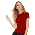 Red - Back - B&C Womens-Ladies Short Sleeve T-Shirt