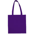 Lilac - Back - Jassz Bags "Beech" Cotton Large Handle Shopping Bag - Tote