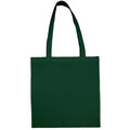 Bottle Green - Back - Jassz Bags "Beech" Cotton Large Handle Shopping Bag - Tote