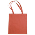 Peach Echo - Front - Jassz Bags "Beech" Cotton Large Handle Shopping Bag - Tote