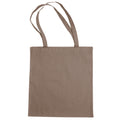 Bark - Front - Jassz Bags "Beech" Cotton Large Handle Shopping Bag - Tote