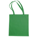 Dark Green - Front - Jassz Bags "Beech" Cotton Large Handle Shopping Bag - Tote