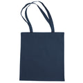 Indigo - Front - Jassz Bags "Beech" Cotton Large Handle Shopping Bag - Tote
