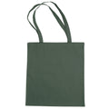 Military Green - Front - Jassz Bags "Beech" Cotton Large Handle Shopping Bag - Tote