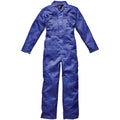 Royal - Back - Dickies Redhawk Zip Front Coverall Tall - Mens Workwear