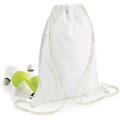 White - Back - Bagbase Sublimation Gymsac - Drawstring Bag (5 Litres)