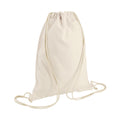 White - Side - Bagbase Sublimation Gymsac - Drawstring Bag (5 Litres)