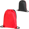 Red-Black - Back - Shugon Stafford Contrast Drawstring Bag