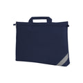 Navy Blue - Front - Shugon Oxford Classic Portfolio Book Bag (Pack of 2)