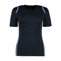 Navy-Light Blue - Front - Gamegear® Ladies Cooltex® Short Sleeved T-Shirt - Ladies Sportswear