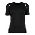 Black-Flourescent Lime - Front - Gamegear® Ladies Cooltex® Short Sleeved T-Shirt - Ladies Sportswear