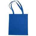 Royal - Front - Jassz Bags "Beech" Cotton Large Handle Shopping Bag - Tote (Pack of 2)