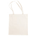 Natural - Front - Jassz Bags "Beech" Cotton Large Handle Shopping Bag - Tote (Pack of 2)