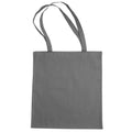 Light Grey - Front - Jassz Bags "Beech" Cotton Large Handle Shopping Bag - Tote (Pack of 2)