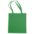 Dark Green - Front - Jassz Bags "Beech" Cotton Large Handle Shopping Bag - Tote (Pack of 2)