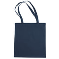 Indigo - Front - Jassz Bags "Beech" Cotton Large Handle Shopping Bag - Tote (Pack of 2)