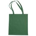 Light Petrol - Front - Jassz Bags "Beech" Cotton Large Handle Shopping Bag - Tote (Pack of 2)