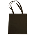 Brown - Front - Jassz Bags "Beech" Cotton Large Handle Shopping Bag - Tote (Pack of 2)